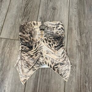 Animal Print Women Top